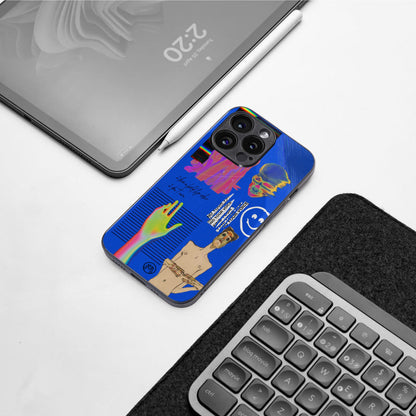 lip love back phone cover | glass case for iphone 16 pro max