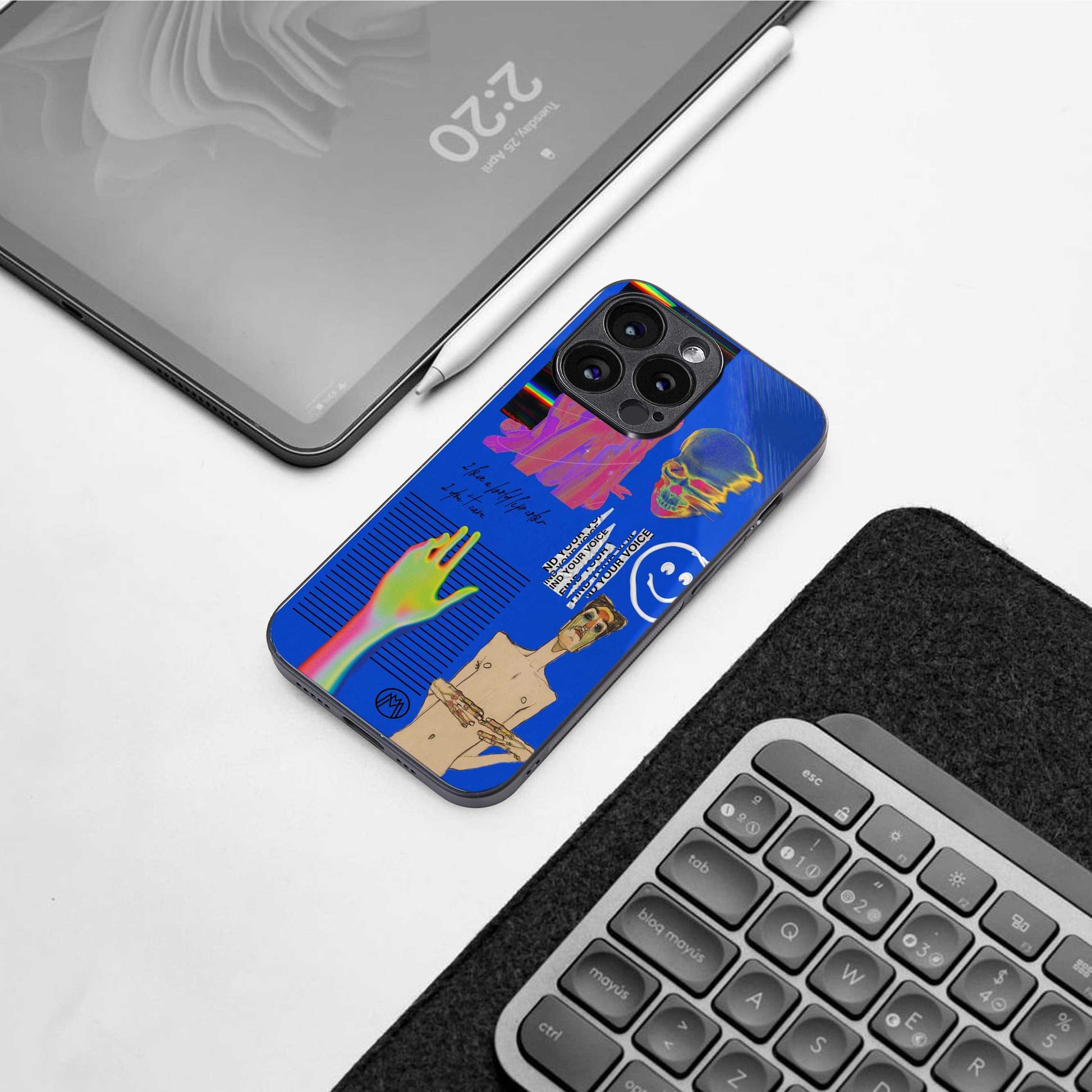 lip love back phone cover | glass case for iphone 13 pro max