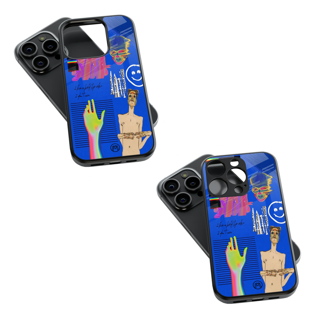Trendy Glass Back Mobile Case for iPhone, Samsung, Redmi, OnePlus, Google Pixel, Motorola
