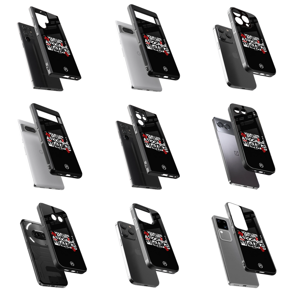 Durable Glass Back Mobile Case for iPhone, Samsung, OnePlus, Google Pixel, Redmi, Vivo, Oppo