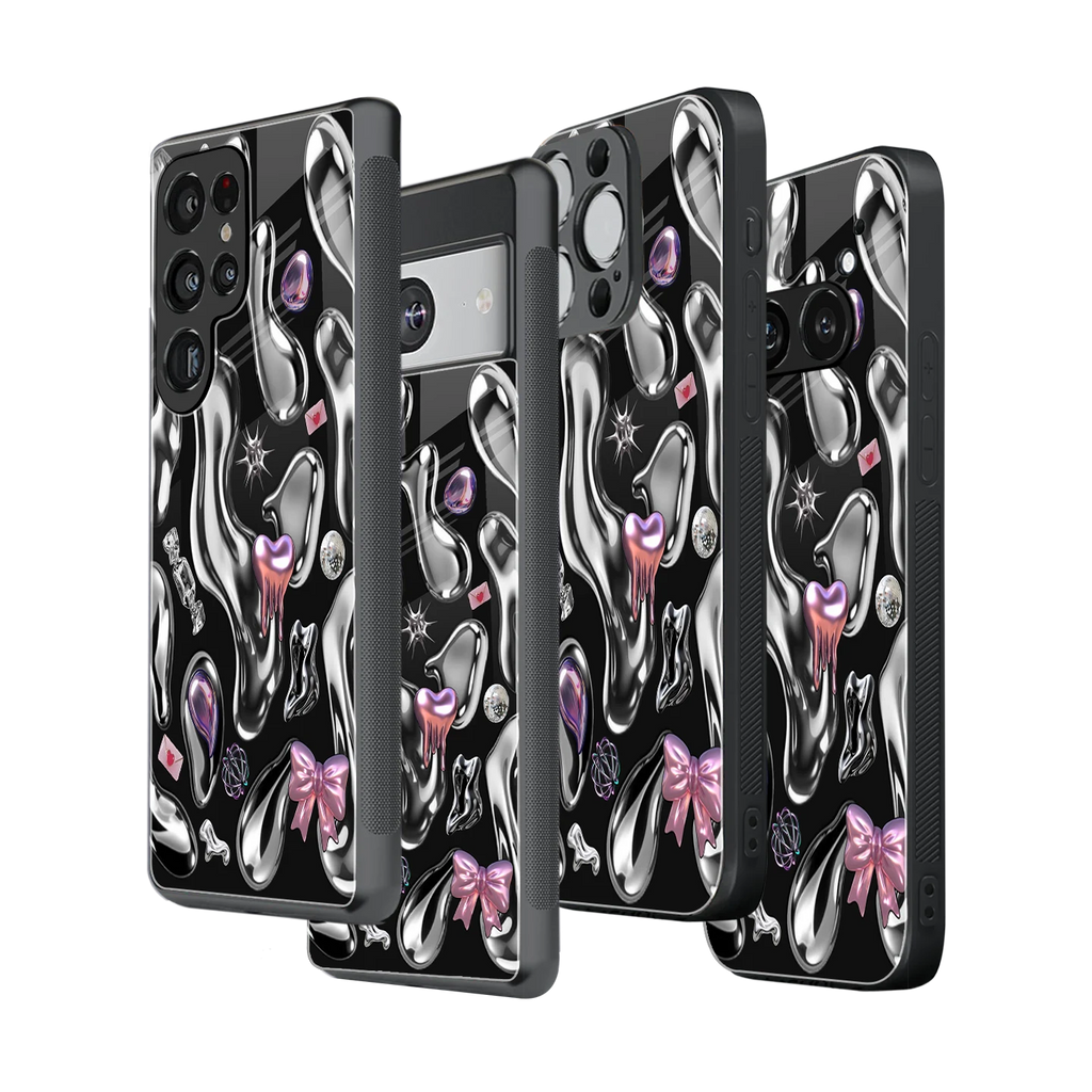 Stylish Glass Back Case for All Smartphones iPhone, Samsung, OnePlus, Pixel, Redmi, Oppo, Vivo, Motorola