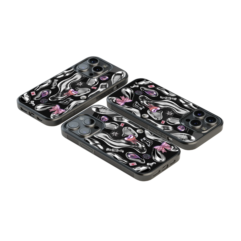 Luxury Glass Back Mobile Cover for iPhone, Samsung Galaxy, OnePlus, Pixel, Redmi & More