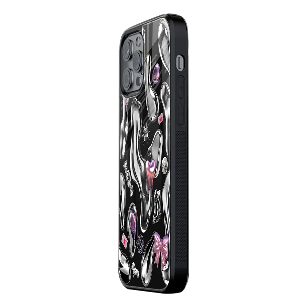 Slim Glass Back Phone Case for Multiple Brands iPhone, Samsung, Redmi, OnePlus, Oppo, Vivo