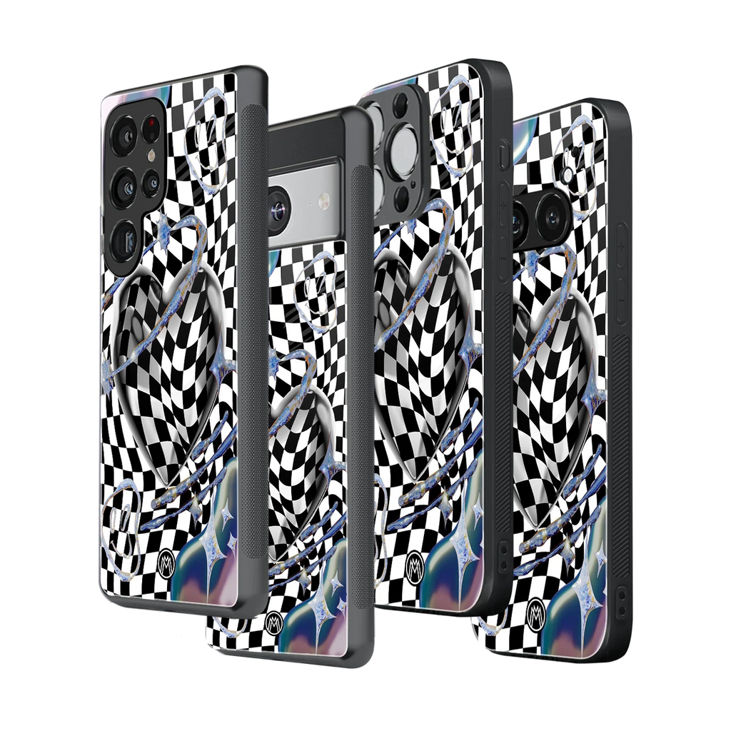 Stylish Glass Back Case for All Smartphones iPhone, Samsung, OnePlus, Pixel, Redmi, Oppo, Vivo, Motorola