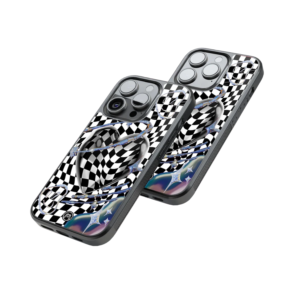 Protective Glass Back Phone Case Compatible with iPhone, Samsung, OnePlus, Pixel & More