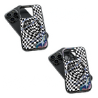 Trendy Glass Back Mobile Case for iPhone, Samsung, Redmi, OnePlus, Google Pixel, Motorola