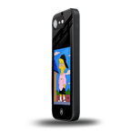 lisa simpson back phone cover | glass case for iphone 16e