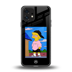 lisa simpson back phone cover | glass case for nothing phone 1