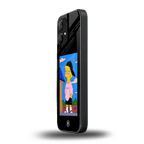lisa simpson back phone cover | glass case for nothing phone 1
