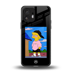 lisa simpson back phone cover | glass case for nothing phone 2