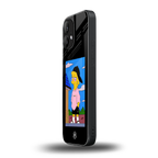 lisa simpson back phone cover | glass case for nothing phone 2