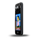 lisa simpson back phone cover | glass case for oneplus nord 4