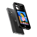 lisa simpson back phone cover | glass case for oneplus nord ce 3