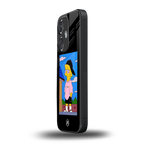 lisa simpson back phone cover | glass case for oneplus nord ce 3
