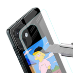 lisa simpson back phone cover | glass case for oneplus nord ce 3