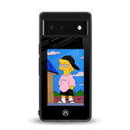 lisa simpson back phone cover | glass case for Google Pixel 6A
