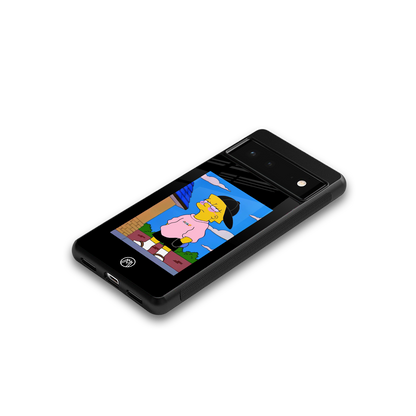 lisa simpson back phone cover | glass case for Google Pixel 6A