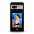 lisa simpson back phone cover | glass case for Google Pixel 7