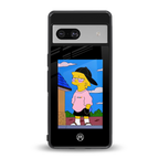 lisa simpson back phone cover | glass case for Google Pixel 7