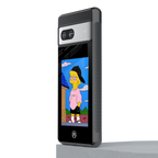 lisa simpson back phone cover | glass case for Google Pixel 7