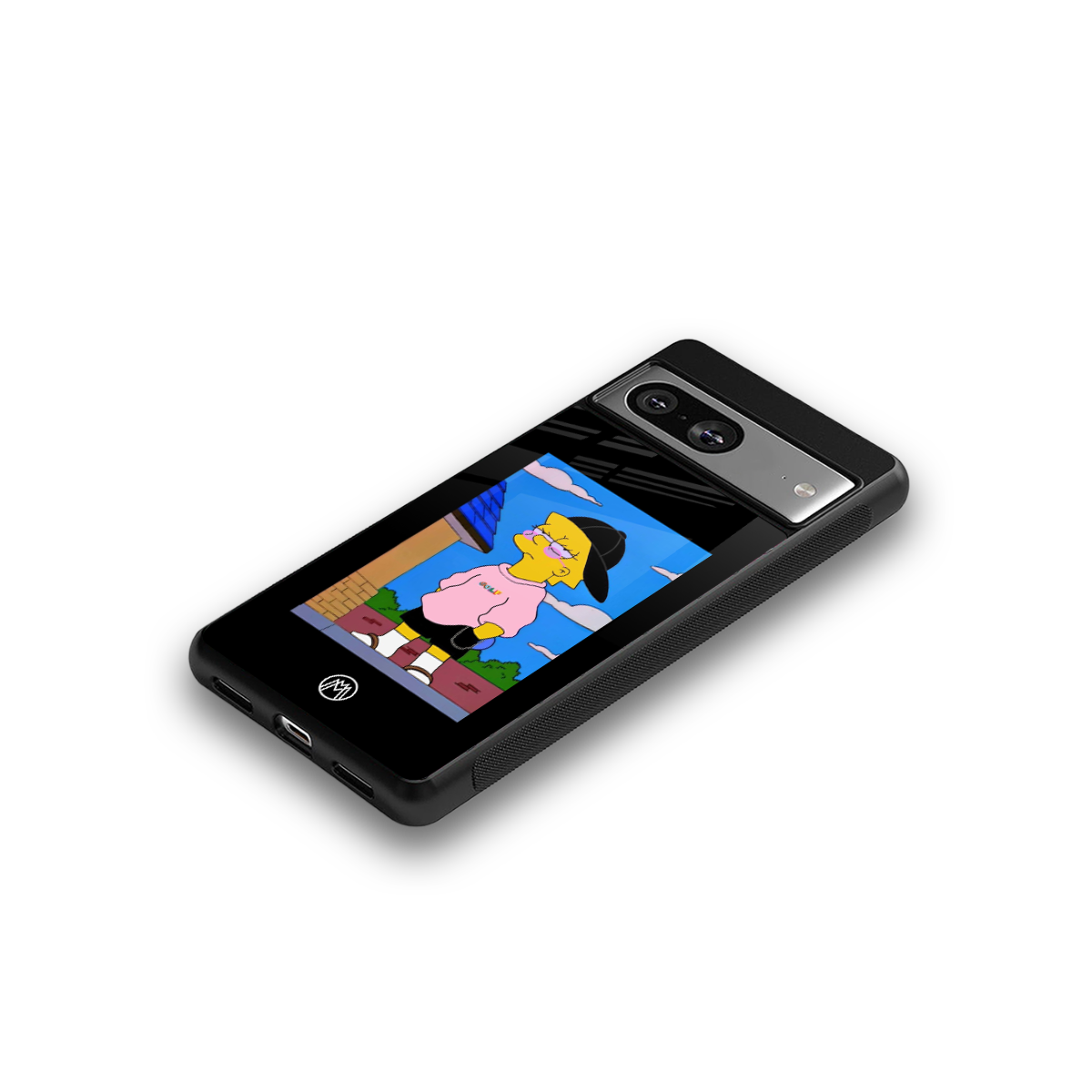 lisa simpson back phone cover | glass case for Google Pixel 8