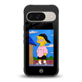 lisa simpson back phone cover | glass case for google pixel 9