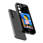 lisa simpson back phone cover | glass case for samsung galaxy s24 fe