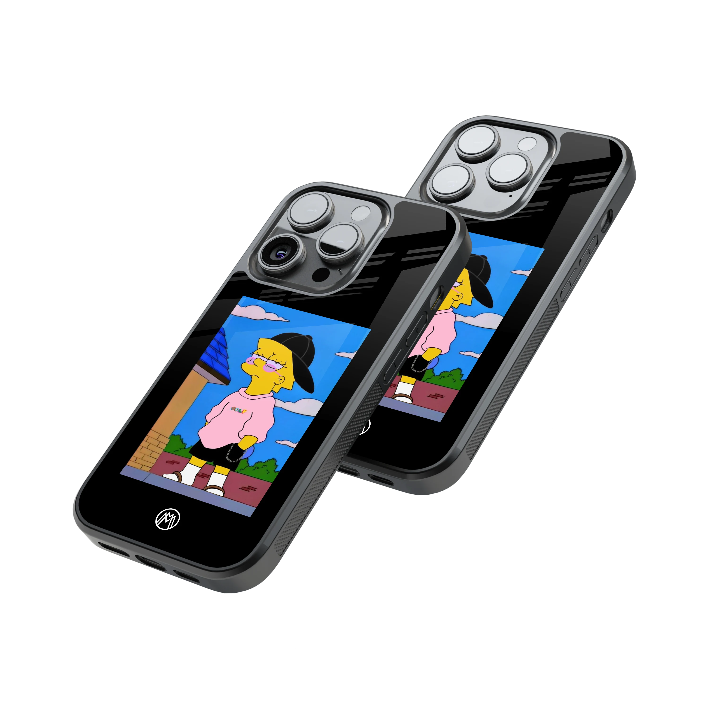 Protective Glass Back Phone Case Compatible with iPhone, Samsung, OnePlus, Pixel & More