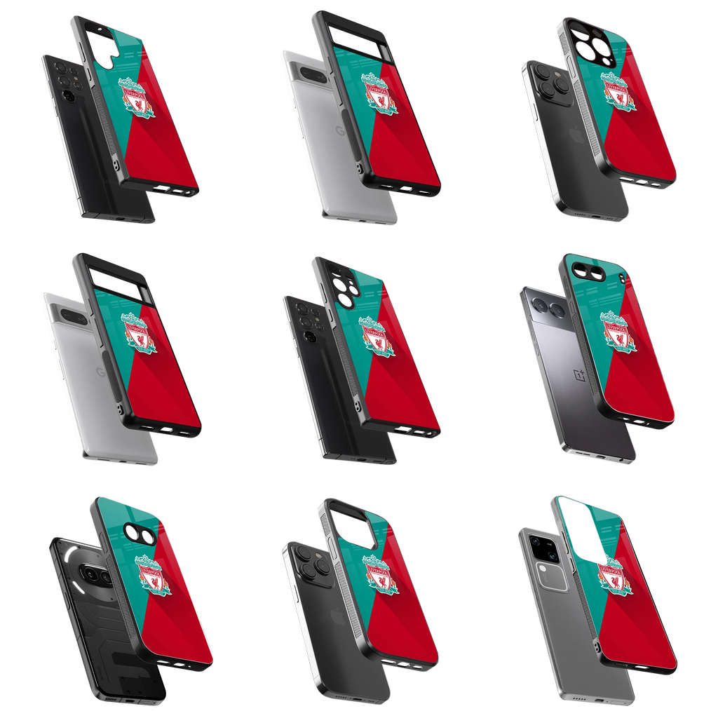 Durable Glass Back Mobile Case for iPhone, Samsung, OnePlus, Google Pixel, Redmi, Vivo, Oppo