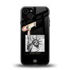 living in the city back phone cover | glass case for iphone 13