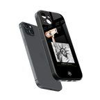living in the city back phone cover | glass case for iphone 15 plus