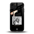 living in the city back phone cover | glass case for iphone 15