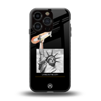 living in the city back phone cover | glass case for iphone 16 pro