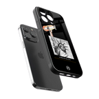 living in the city back phone cover | glass case for iphone 16 pro