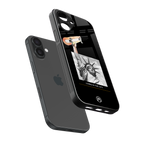 living in the city back phone cover | glass case for iphone 16