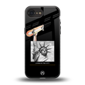 living in the city back phone cover | glass case for iphone 16e