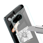 living in the city back phone cover | glass case for iphone 16e