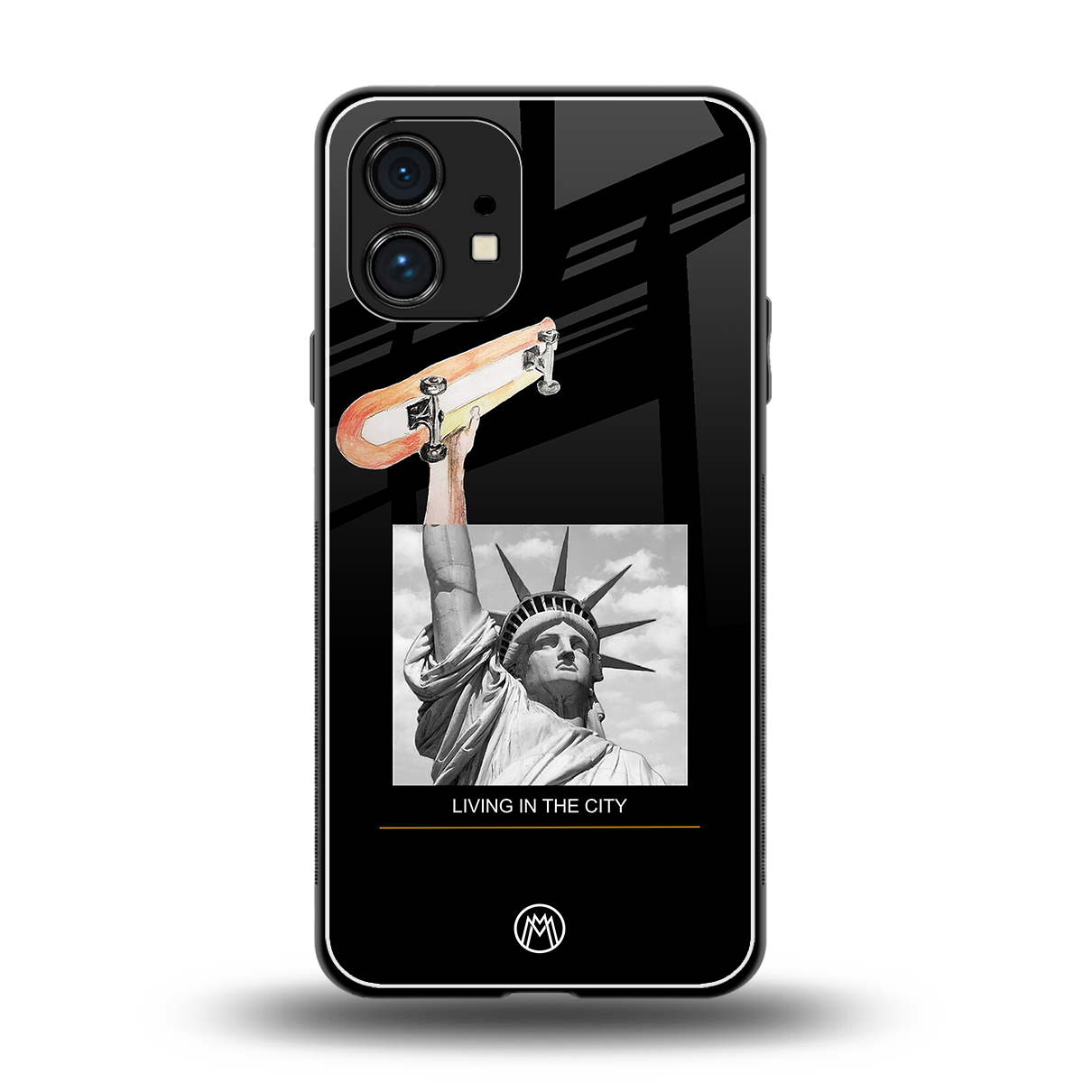 living in the city back phone cover | glass case for nothing phone 1