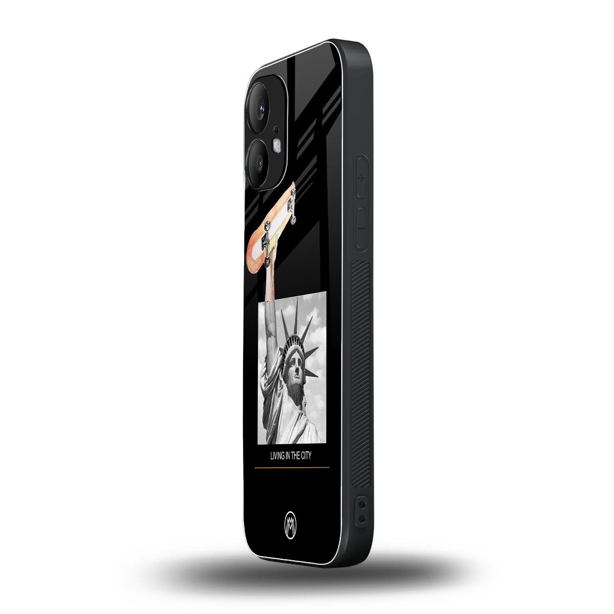 living in the city back phone cover | glass case for nothing phone 2