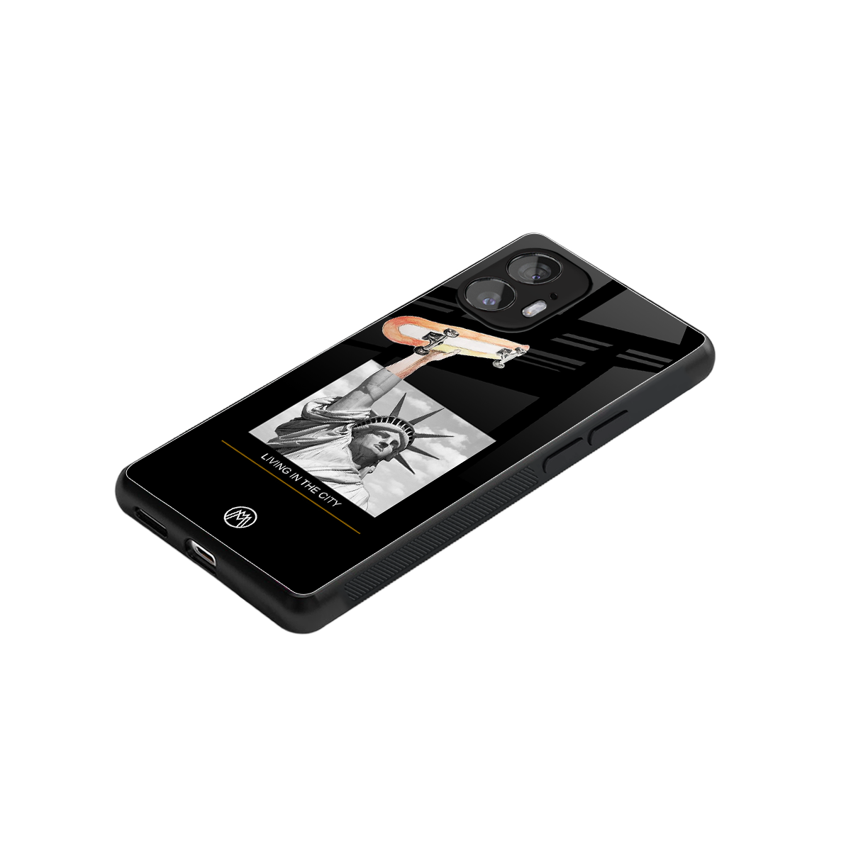 living in the city back phone cover | glass case for nothing phone 2