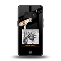 living in the city back phone cover | glass case for nothing phone 2a