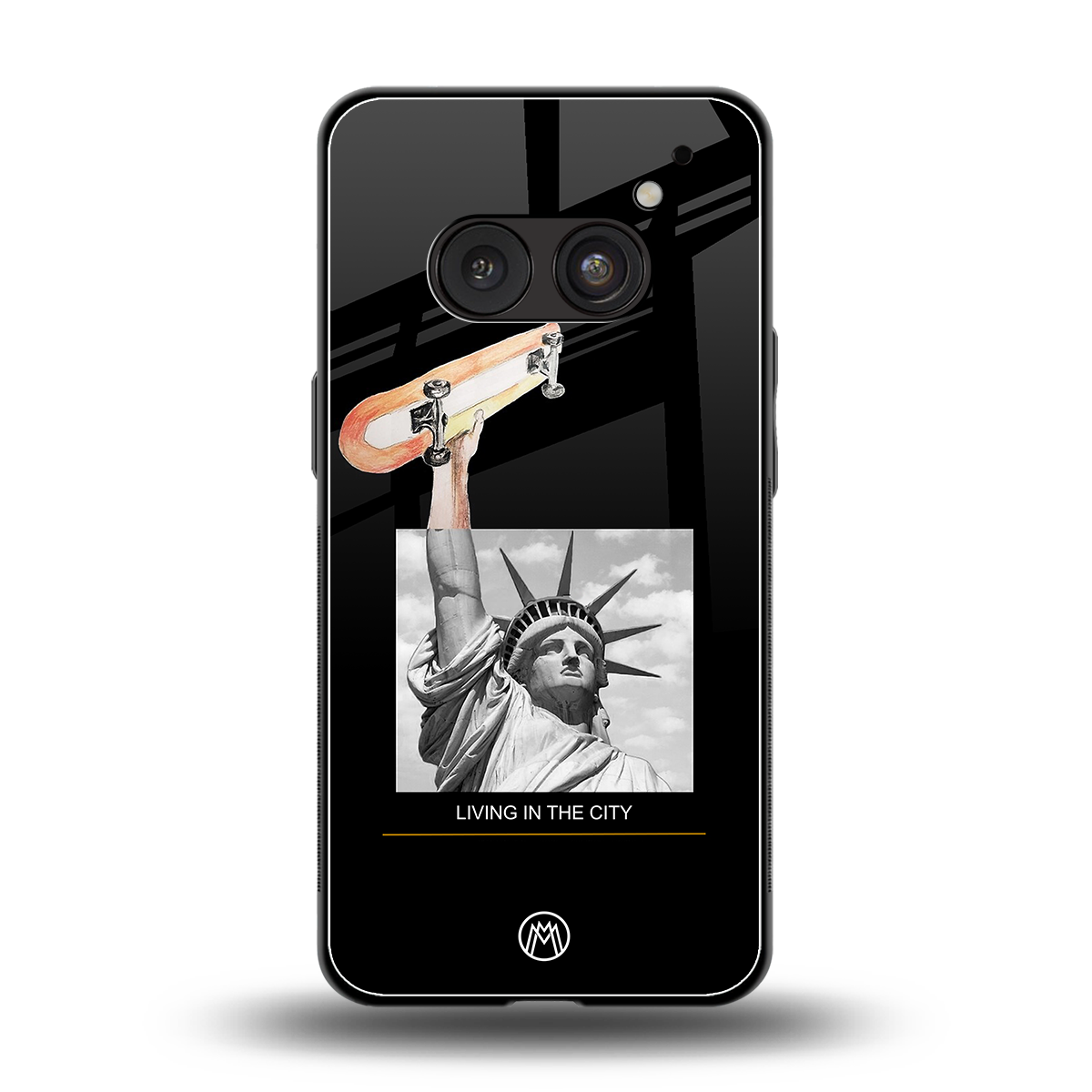 living in the city back phone cover | glass case for nothing phone 2a