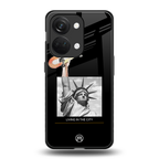 living in the city back phone cover | glass case for oneplus nord 3