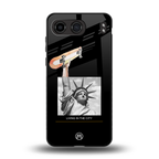 living in the city back phone cover | glass case for oneplus nord 4