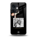 living in the city back phone cover | glass case for oneplus nord ce 3