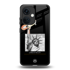 living in the city back phone cover | glass case for oneplus nord ce 3