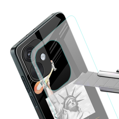 living in the city back phone cover | glass case for oneplus nord ce 3