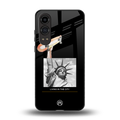 living in the city back phone cover | glass case for oneplus nord ce 4 lite