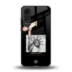 living in the city back phone cover | glass case for oneplus nord ce 4 lite