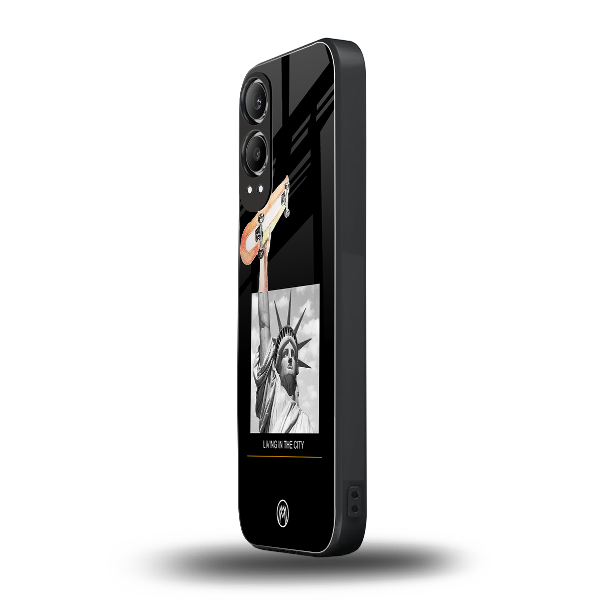 living in the city back phone cover | glass case for oneplus nord ce 4 lite